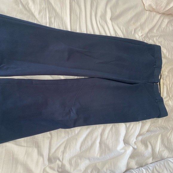 Size 4 Navy Blue Theory Slacks/Pants - Picture 3 of 6